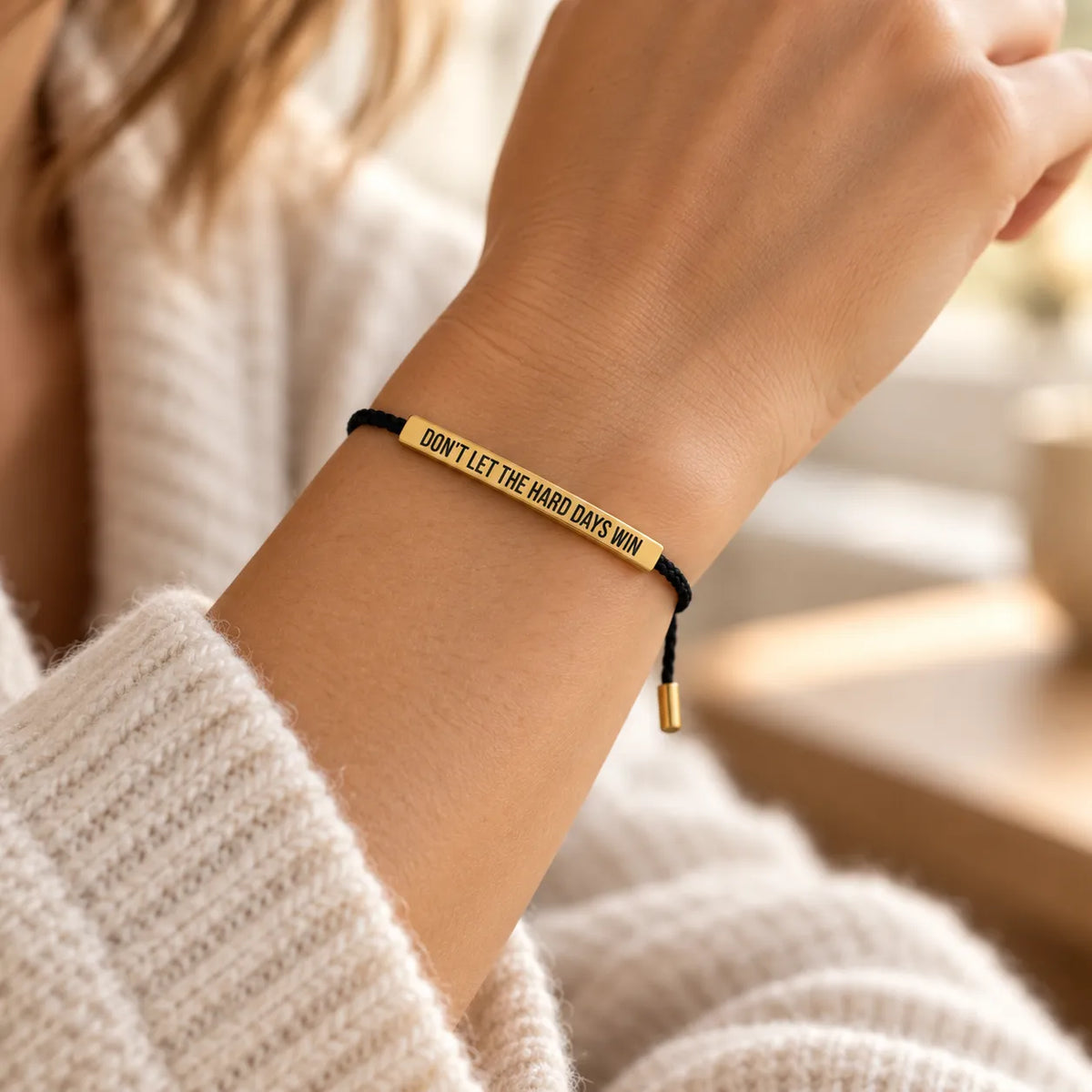 Il bracciale che ti ricorda di non lasciare vincere i giorni difficili